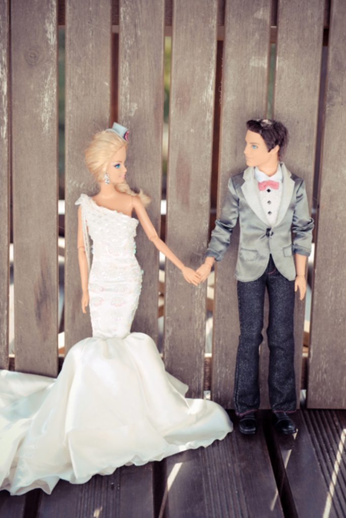 Siete invitati al matrimonio di Barbie e Ken