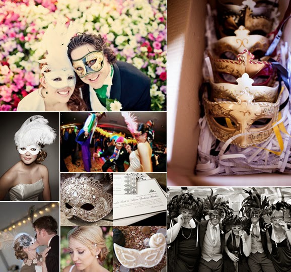 Idee e consigli per un matrimonio a tema Carnevale-maschere