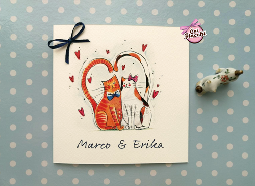 partecipazioni-di-matrimonio-illustrate-ad-acquerello-gatti-innamorati