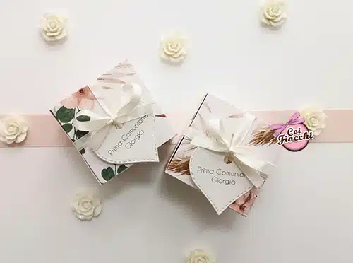scatola confetti personalizzata per la comunione 
