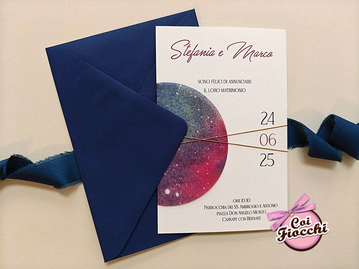 partecipazione tema stelle e universo con costellazione di orione e galassie