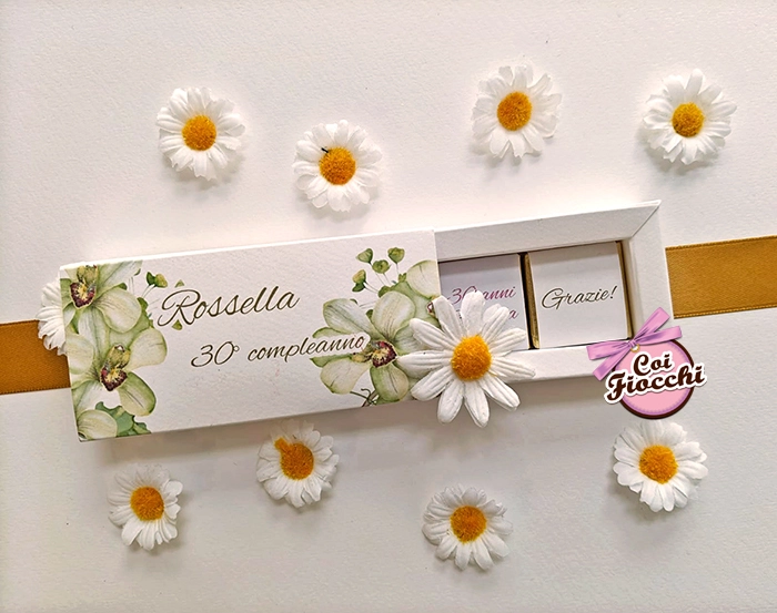 scatole fiammiferi personalizzate per cioccolatini o confetti